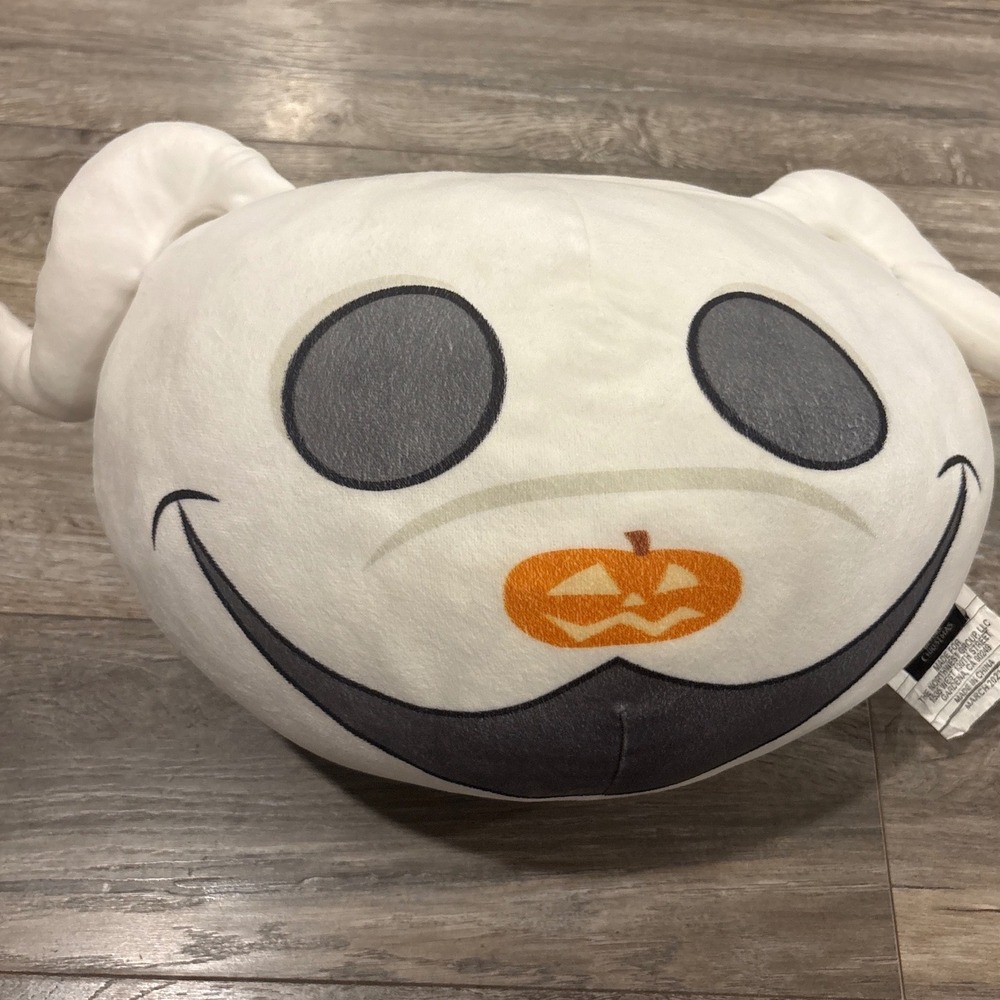 Disney Nightmare Before Christmas Zero‎ Face Plush Pillow Northwest White 2023